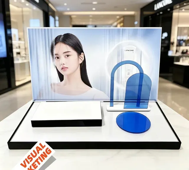 Spot Acrylic Cosmetics Display Rack Skin Care Products 2