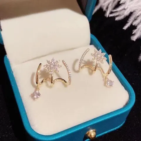 Zirconia Stud Earrings