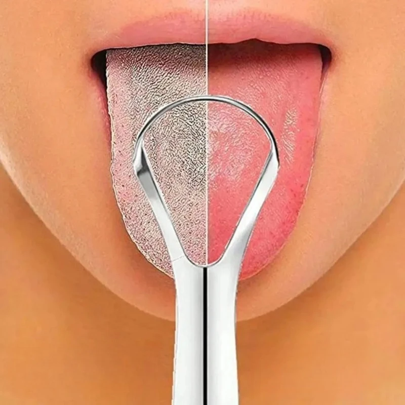Stainless Steel Tongue Scraper for Fresh Breath 3