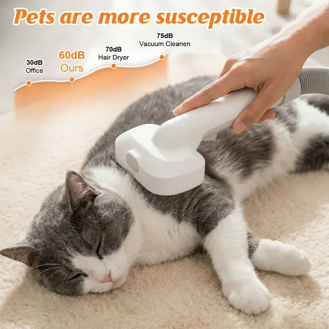 Pet Grooming Vacuum Set 4