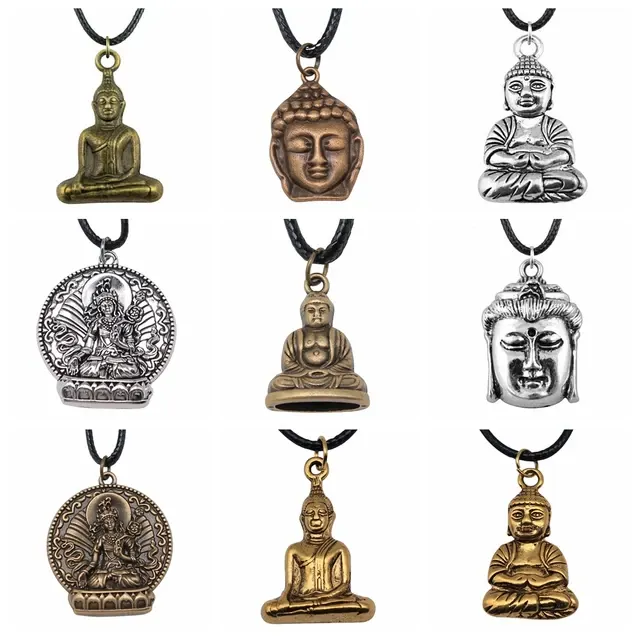 Buddha Statue Pendant Necklace 1