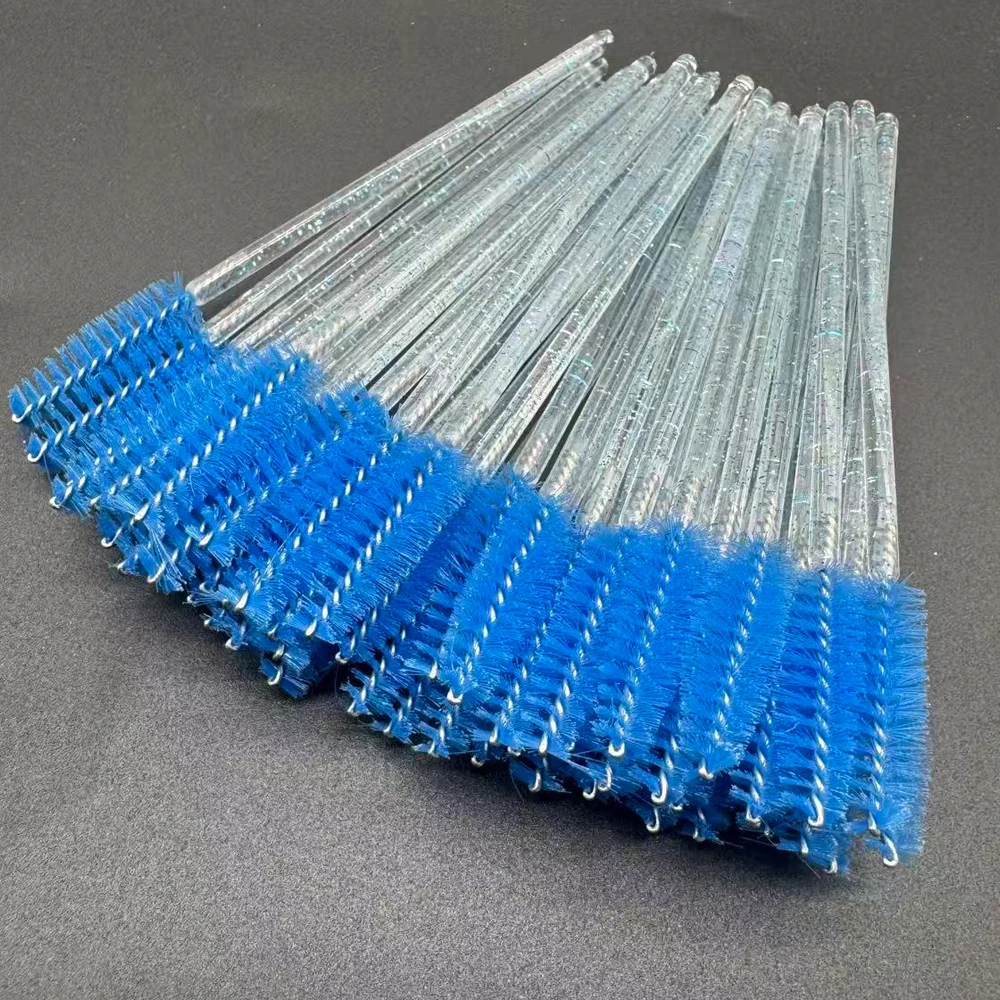 Einweg Kristall Wimpern Pinsel Kamm 50Pcs Verlängerung Mascara 4