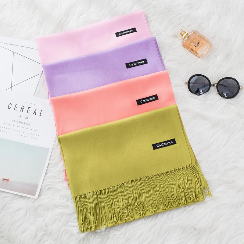 Long Winter Pashmina Scarf for Women 3