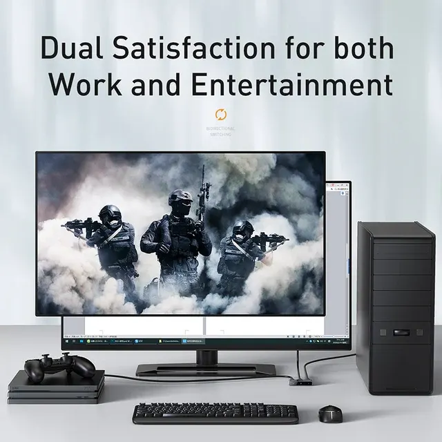 Bidirectional 4K 60Hz HDMI Switch Splitter 3