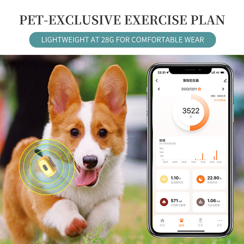 Multi-GPS Dog Locator with Route History IP67 3