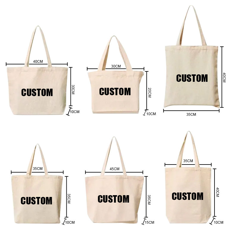 Umweltfreundliche Canvas-Tasche mit Kordelhenkeln