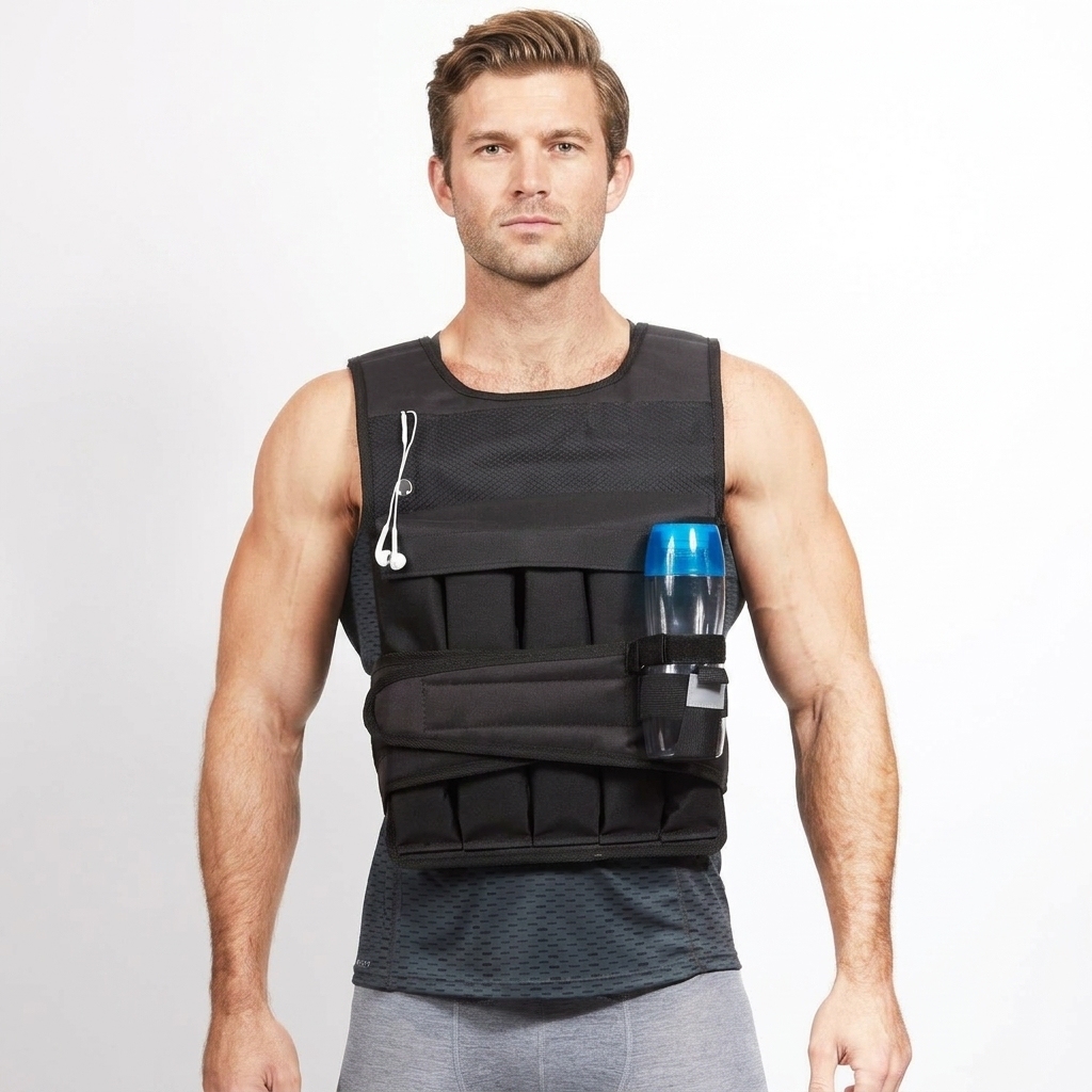 Professional 40Lbs Adjustable Weighted Vest For Strength Training 3