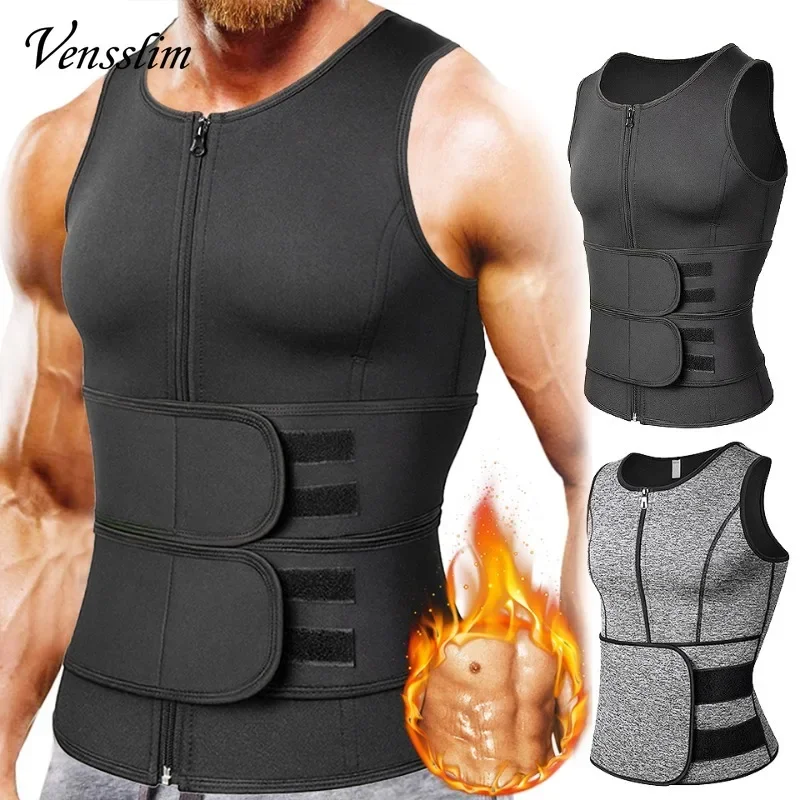 Vensslim Männer Body Shaper Taille Trainer Weste Abnehmen