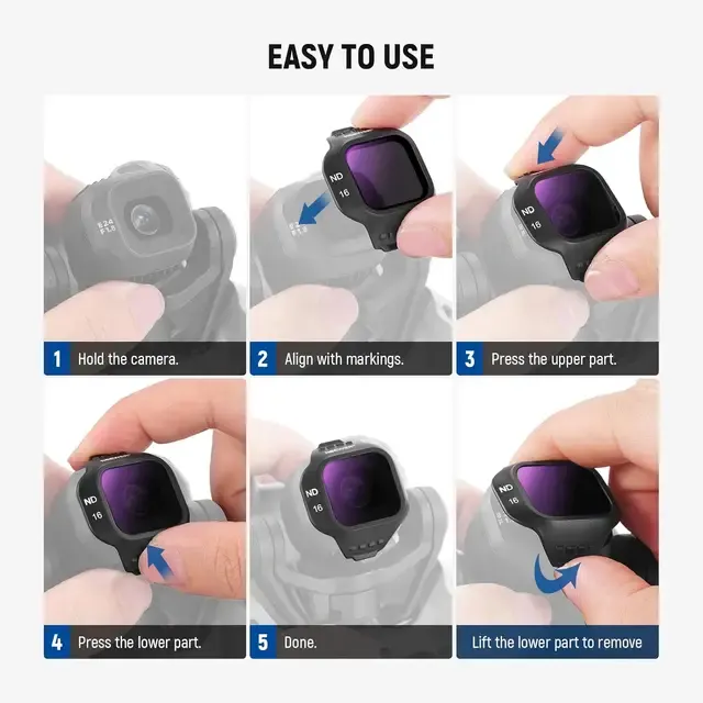 NEEWER CPL ND Filter-Set für DJI Mini 5 4