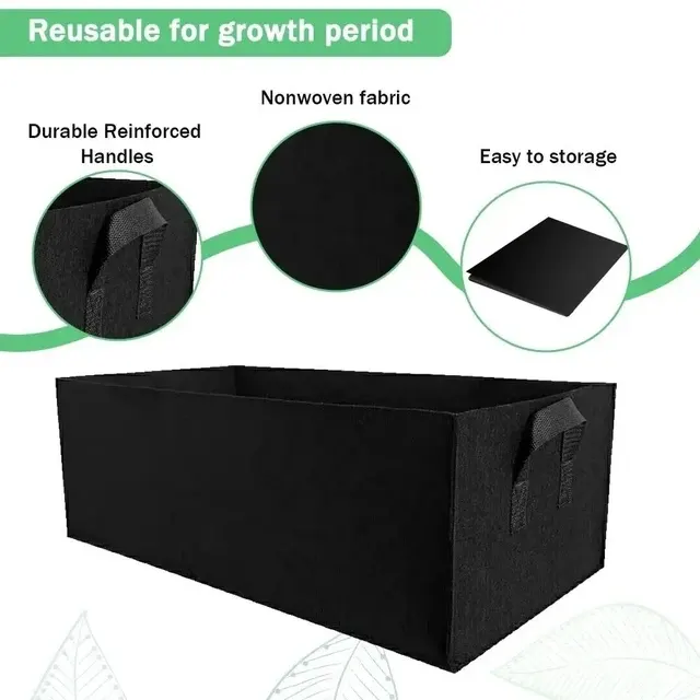 Square Felt Plant Grow Bag 4