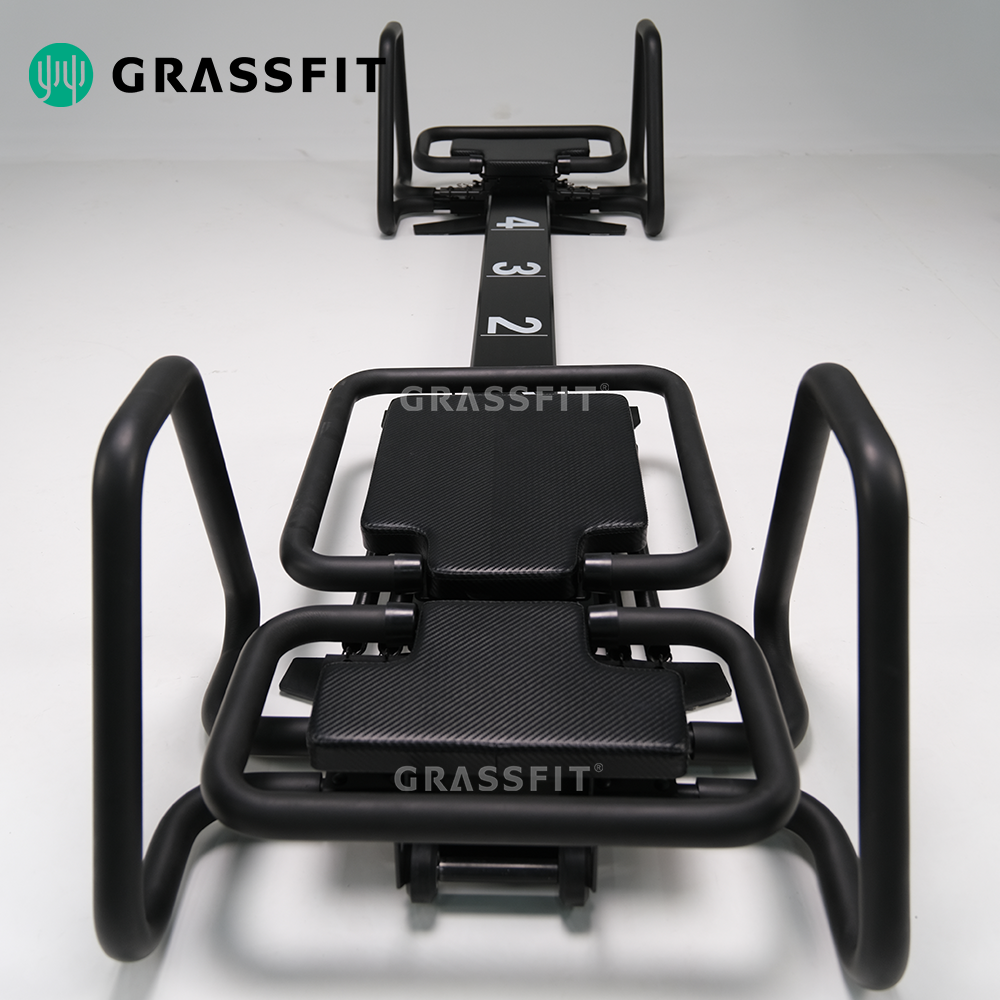 GRASSFIT Microformer Portable Mini Black Pilates Reformer Machine 4