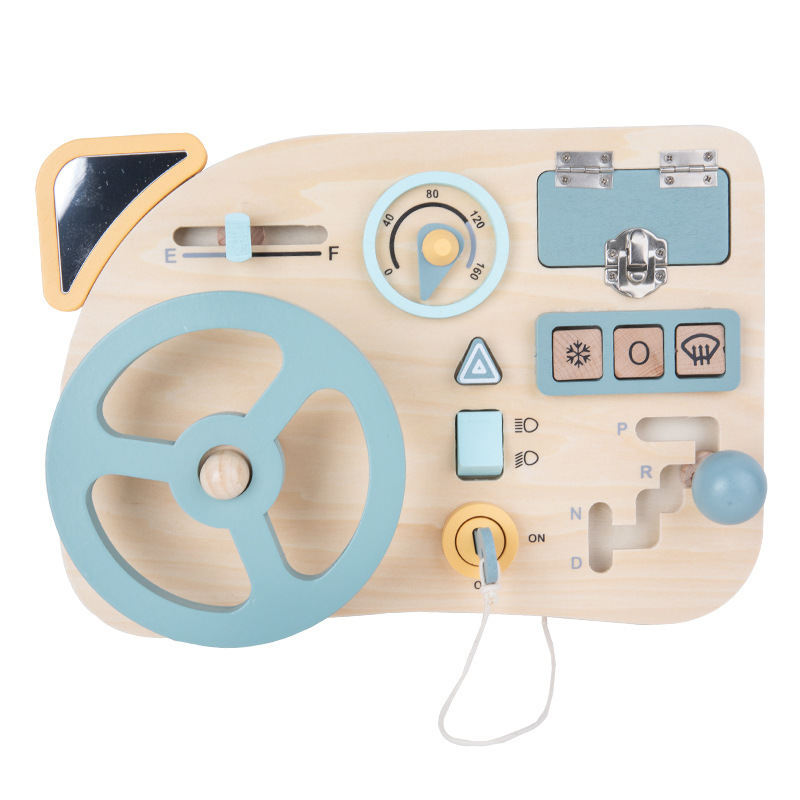 Montessori-Holzpuzzle Lernbrett für Kleinkinder 4