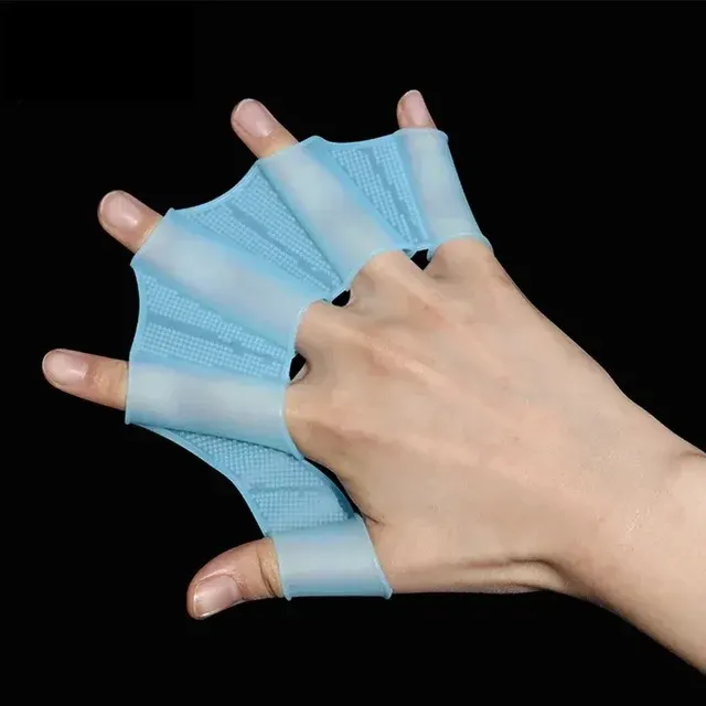 Silicone Swim Fins with Finger Gloves 3