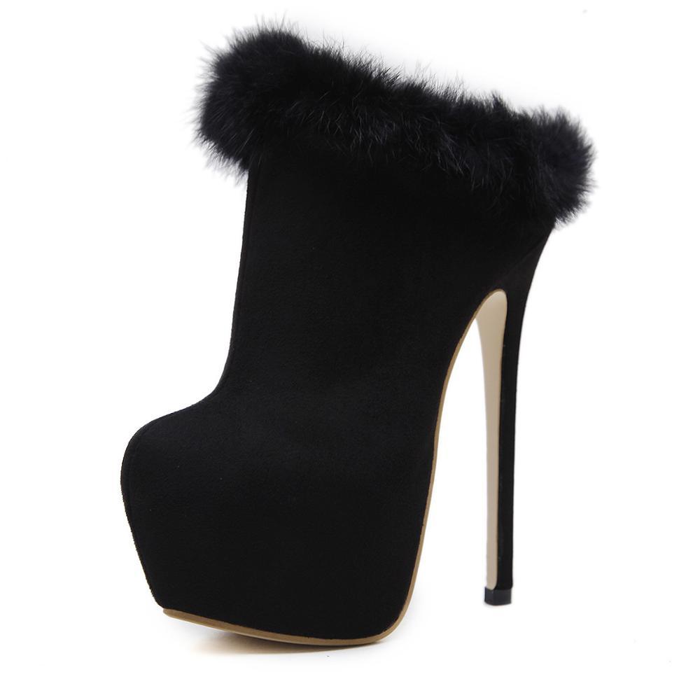 Wildleder-Stiletto-Stiefeletten 2