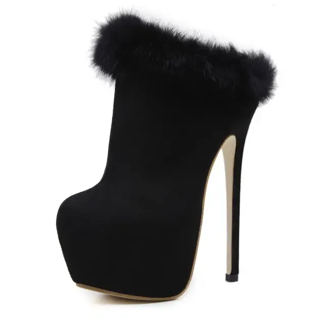 Suede Stiletto Ankle Boots 2
