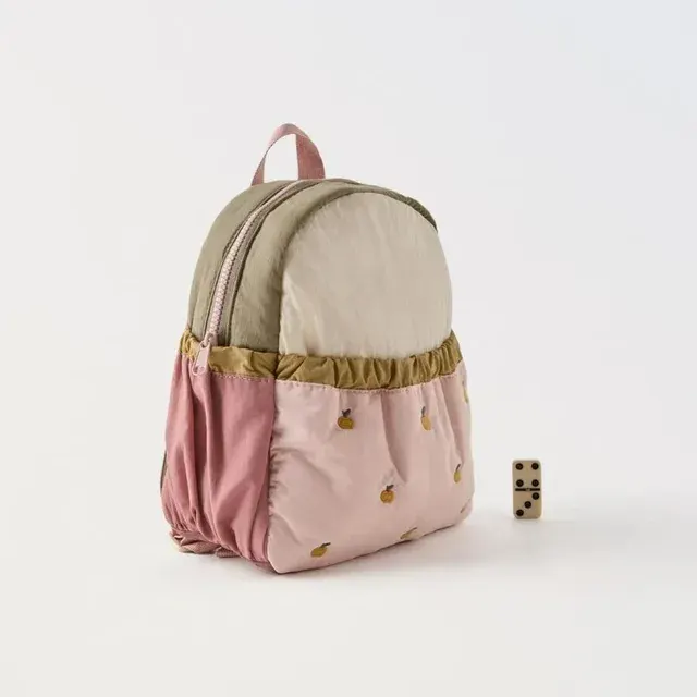 Kindergarten Backpack with Apple Embroidery 4