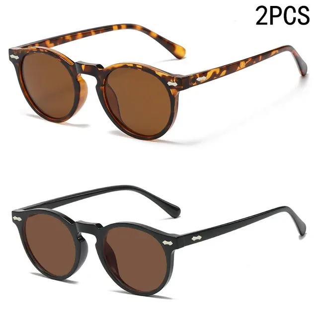 Round Retro Fashion Sunglasses 2