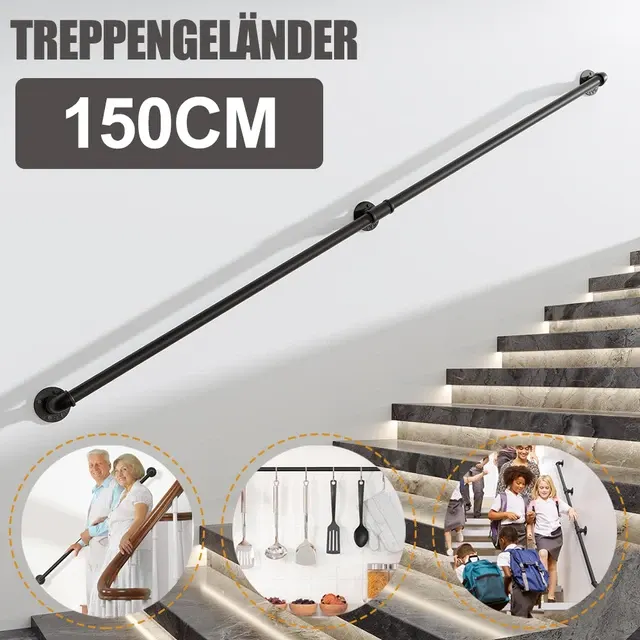 Galvanized Staircase Railing 2