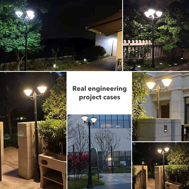 Waterproof Solar Garden Post Light 4