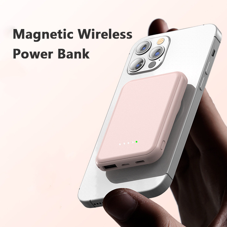 Ultra-Slim Magnetic Mini Power Bank 5000mAh