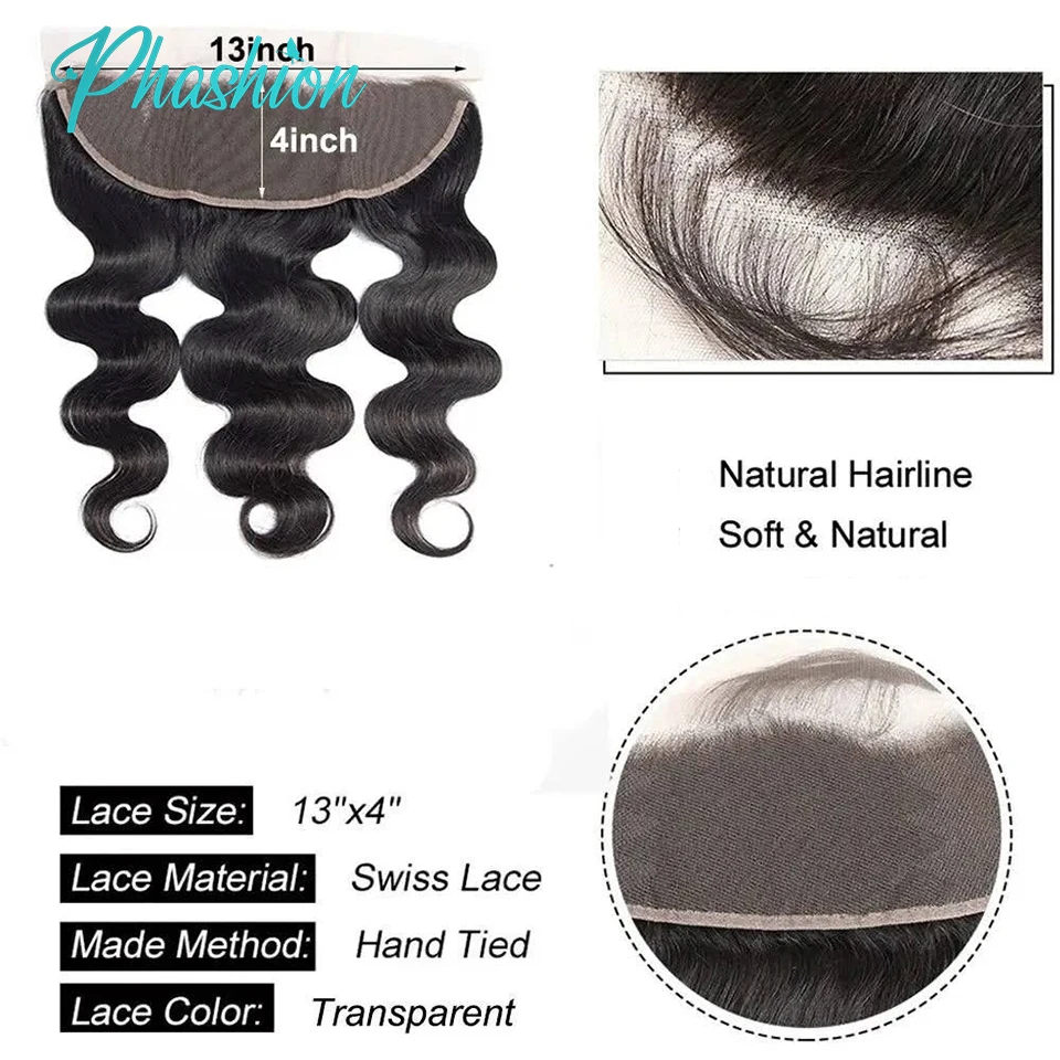 Phashion 26 28 30 Zoll 13x6 13x4 Lace 4