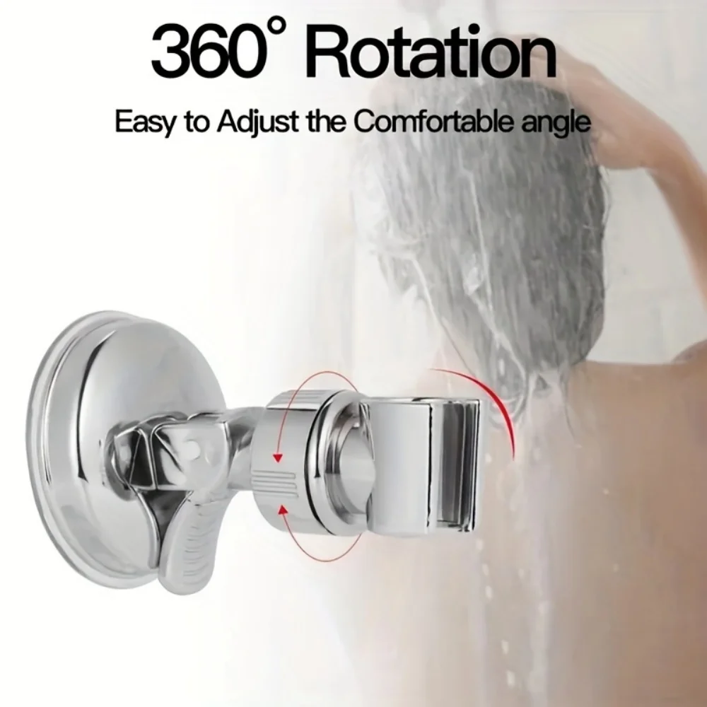 Adjustable 360° Suction Cup Shower Head Holder 4