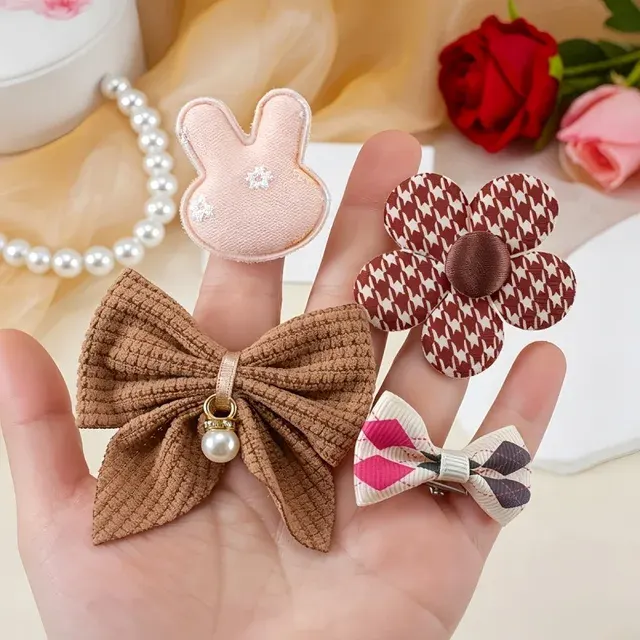 Leopard Print Hair Clips for Girls 4