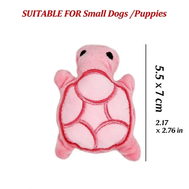 Mini Squeaky Turtle Dog Toy for Puppies 2
