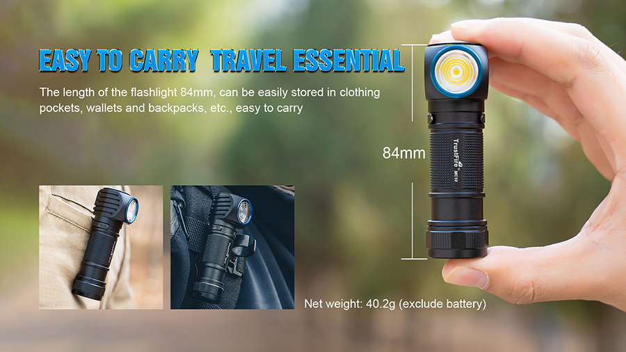 TrustFire MC18 Rechargeable Waterproof Headlamp 1200Lumen Powerful Led 4