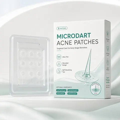 Korean Hydrocolloid Salicylic Acid Clear Invisible Soluble Microneedle