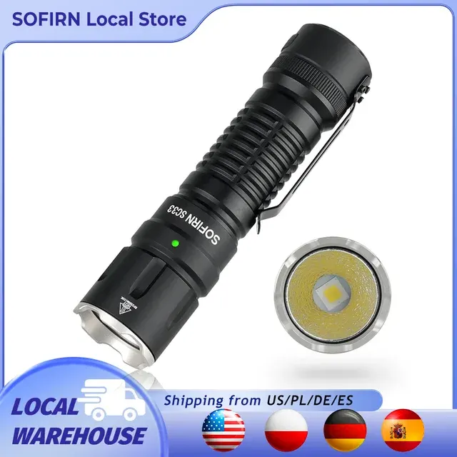 Tactical LED Flashlight 5200 Lumen USB-C 1