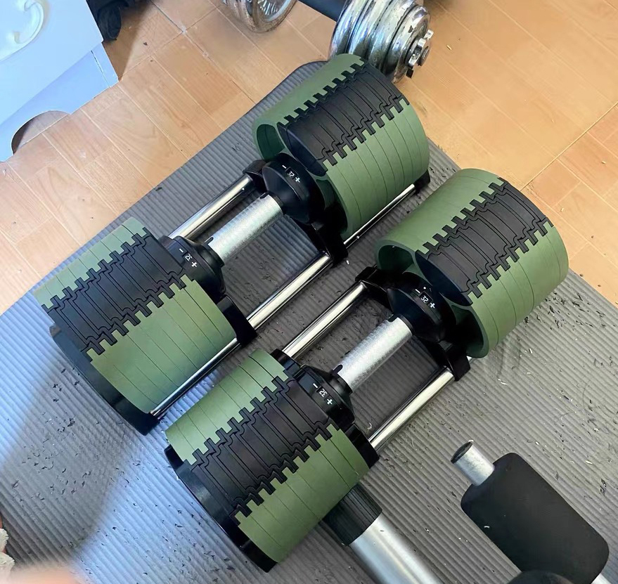 Adjustable Dumbbells 2–36 kg Home Gym 4