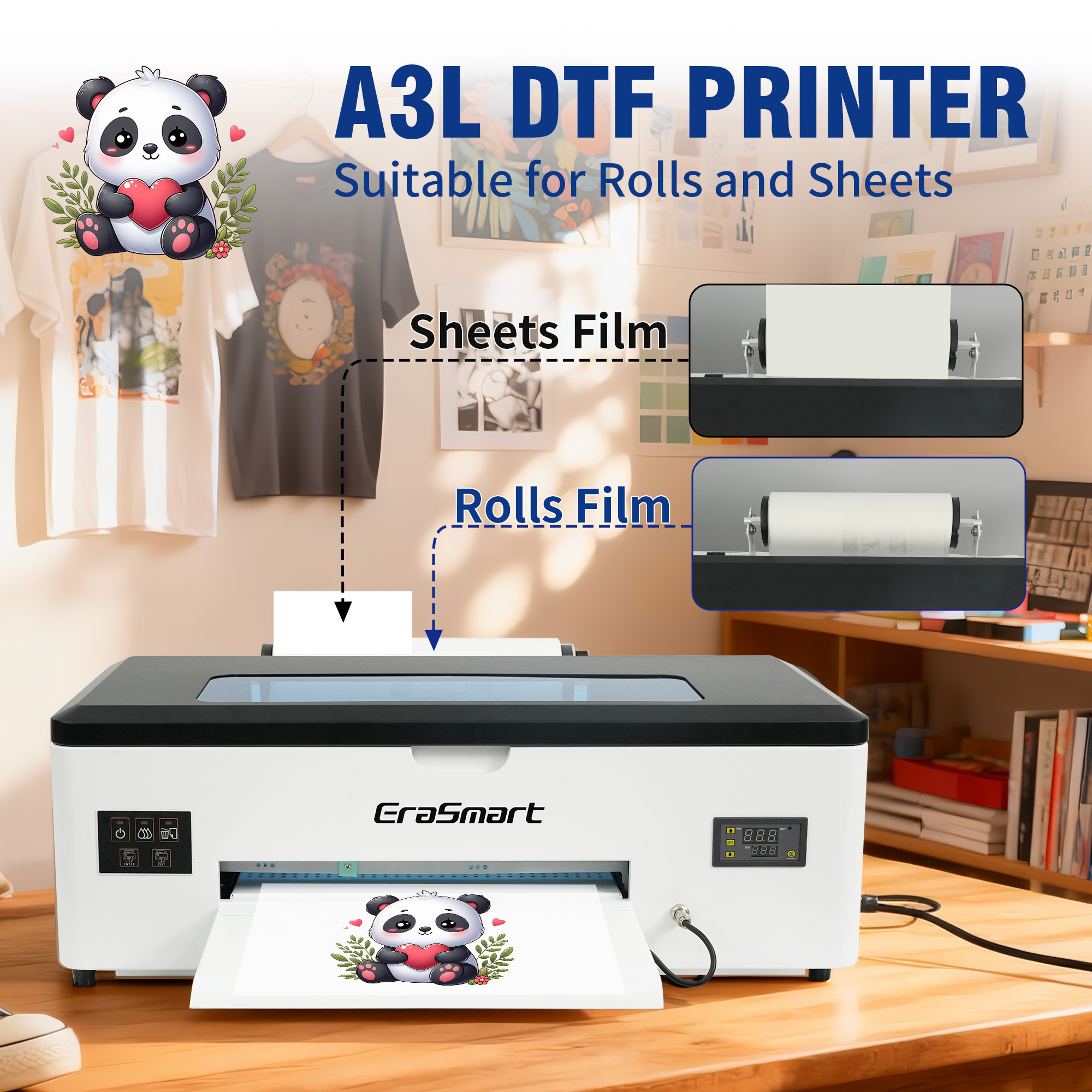 A3 38cm DTF Textile Printer 2