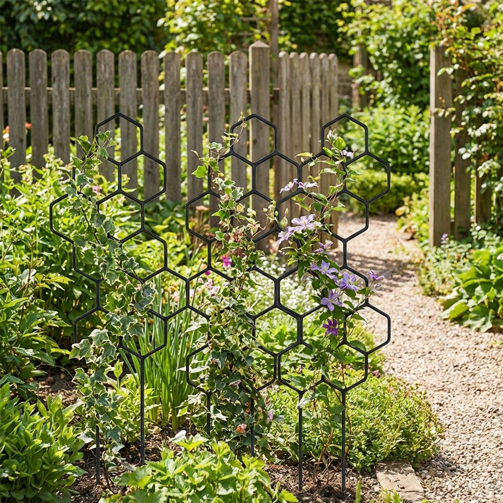Honeycomb Plastic Plant Trellis 3