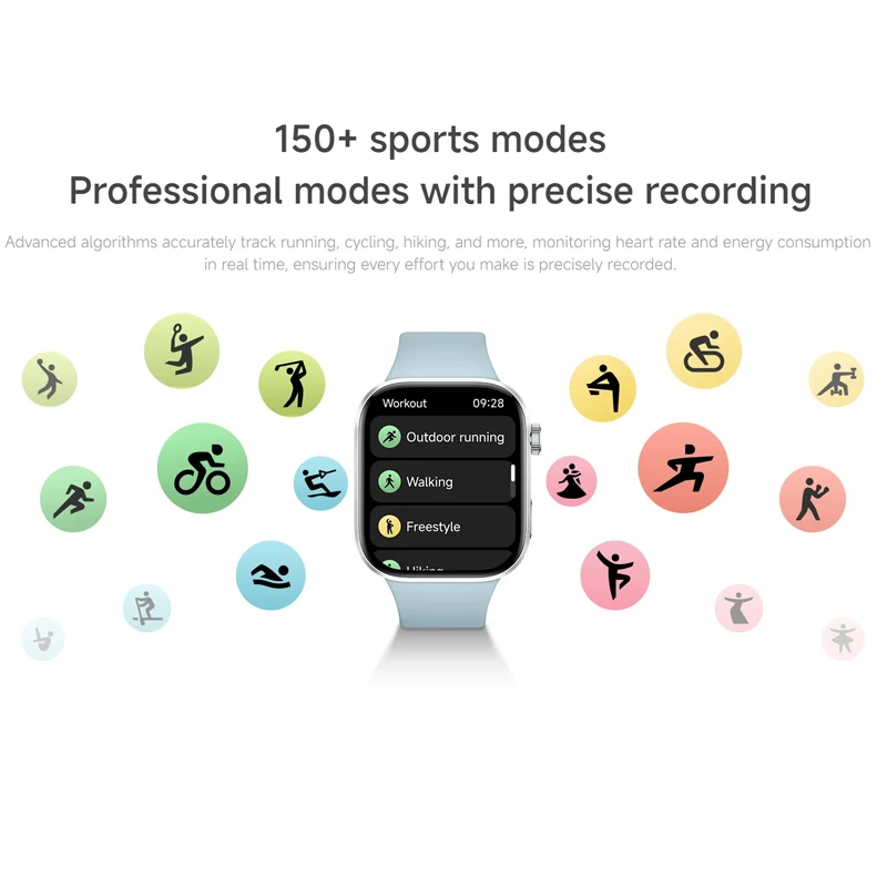 Fitness-Smartwatch mit AMOLED-Display 3