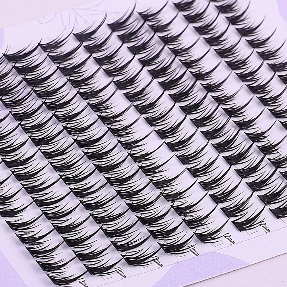 160 Reihen Cluster-Wimpern Künstliche Nerz-Wimpern Cluster Natürliche Wimpernverlängerung 2