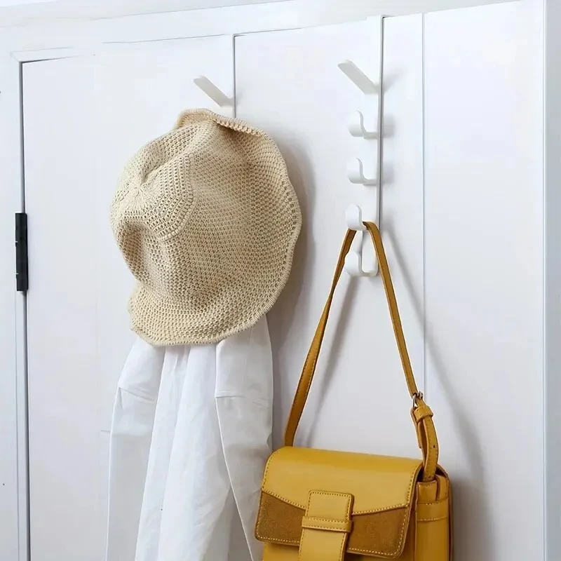 Plastic Over-the-Door Clothes Hook Rack 3