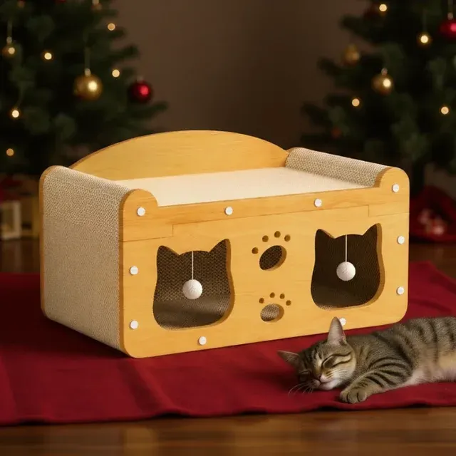 Cat Scratching Tree 2