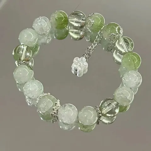 Glass Flower Bracelet