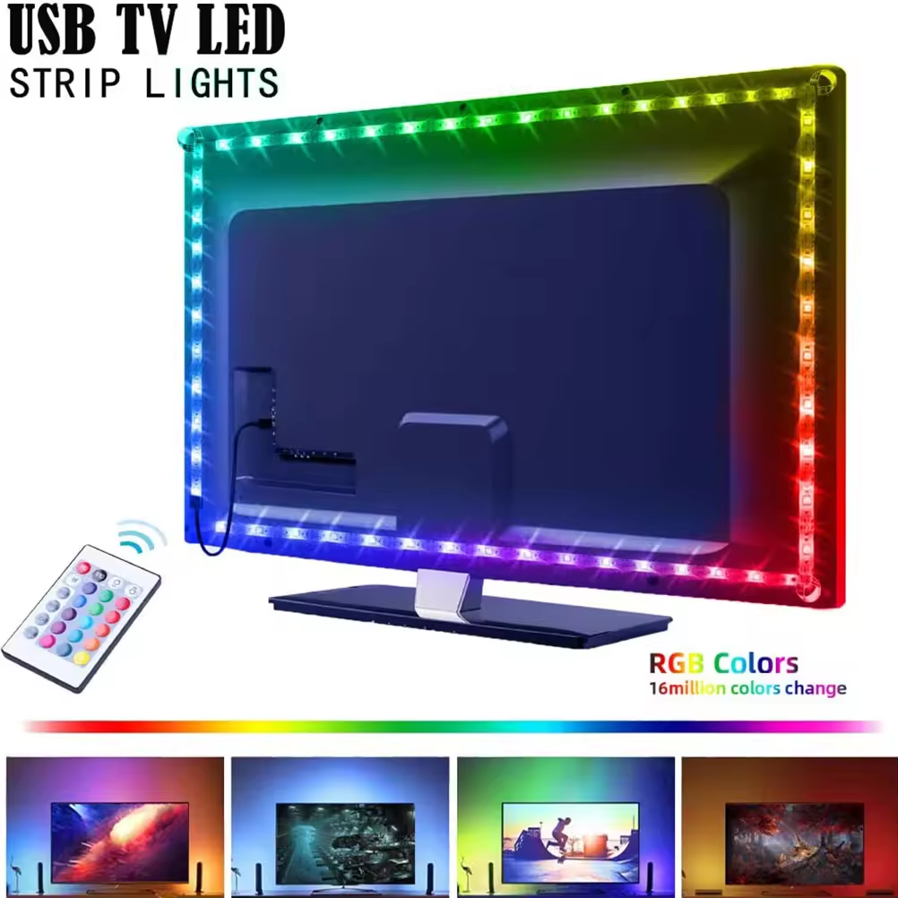 Joystar 1M 5V LED RGB Strip Lights Smd 3