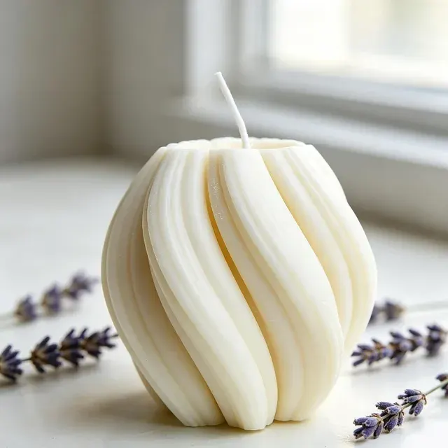 Spiral Soy Candle 1