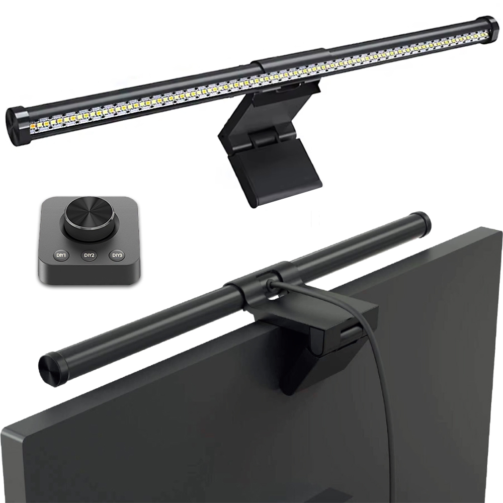 Black USB LED Touch Monitor Lamp 3