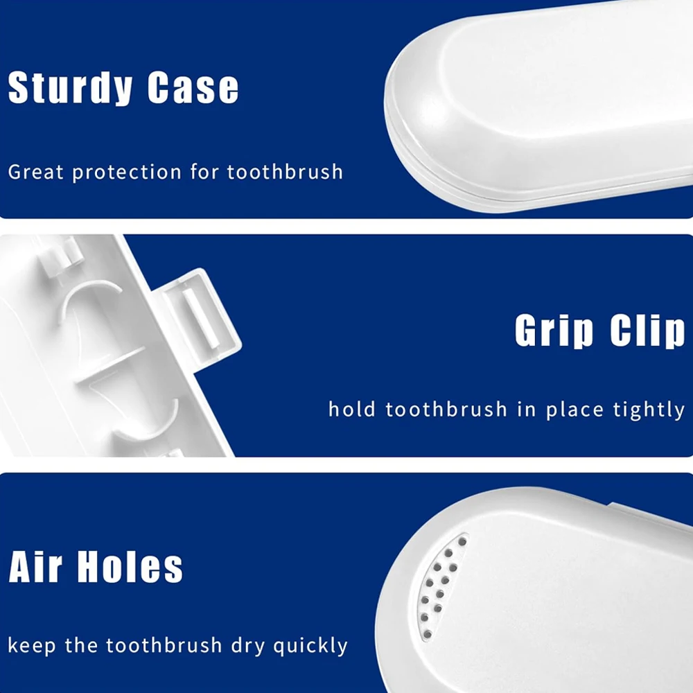 Elektrische Zahnbürsten-Reisetasche Tragbare Zahnbürsten-Schutzhülle Kompatibel mit Oral B 3