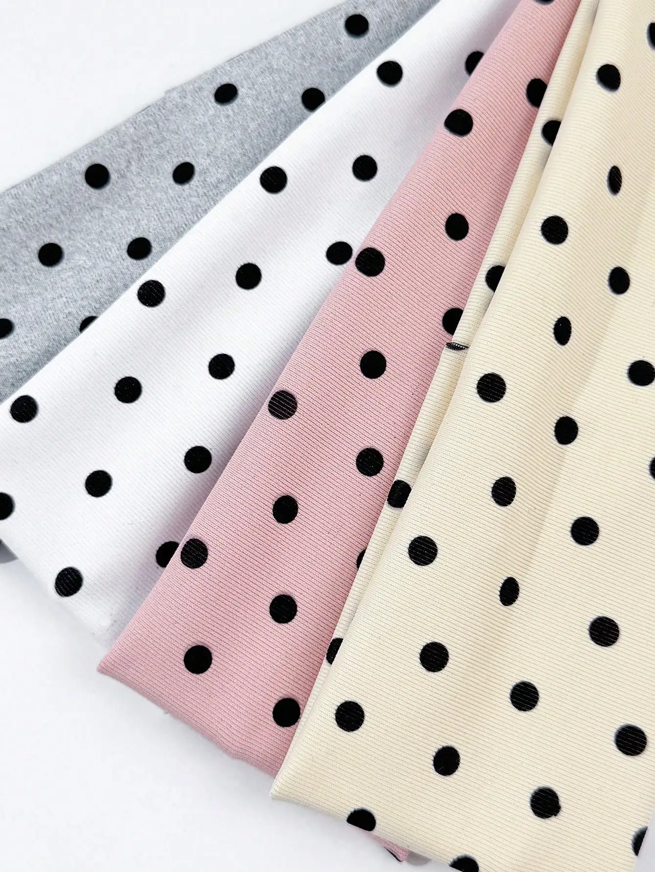4 Teile Satz Damen Polka Dot Print Breite 3