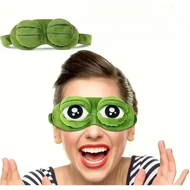 3D Frog Design Sleep Mask 2