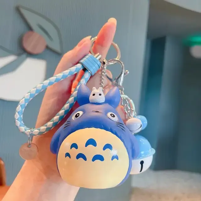 Totoro Leather Keychain Anime Figure 4