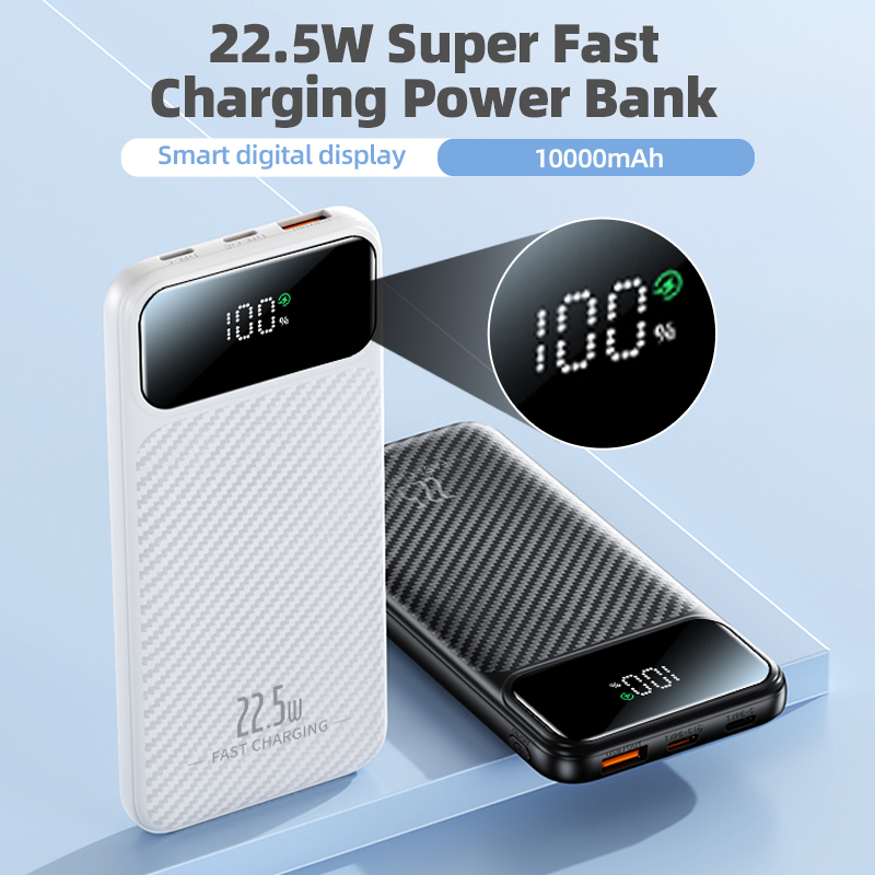 10000mAh Power Bank with LED Display