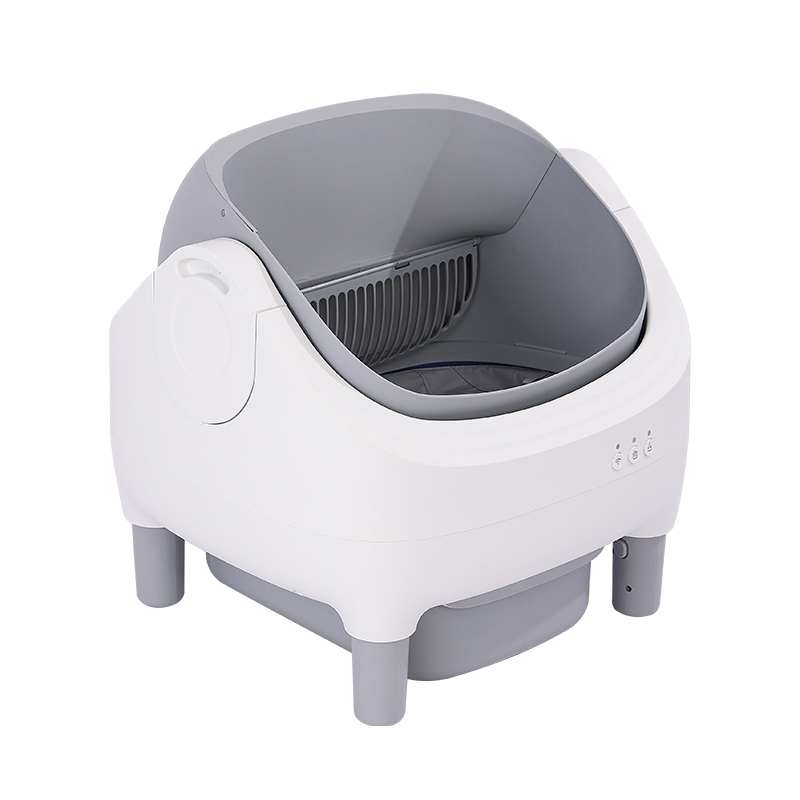 Odor Control Stable Operation Smart Cat Toilet Open