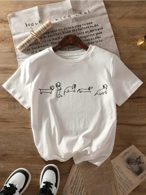 Dackel-Damen-T-Shirt 1