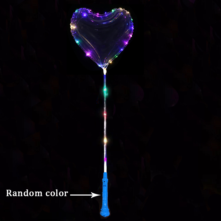 Herzförmiger LED-Bobo-Ballon mit Griff 3